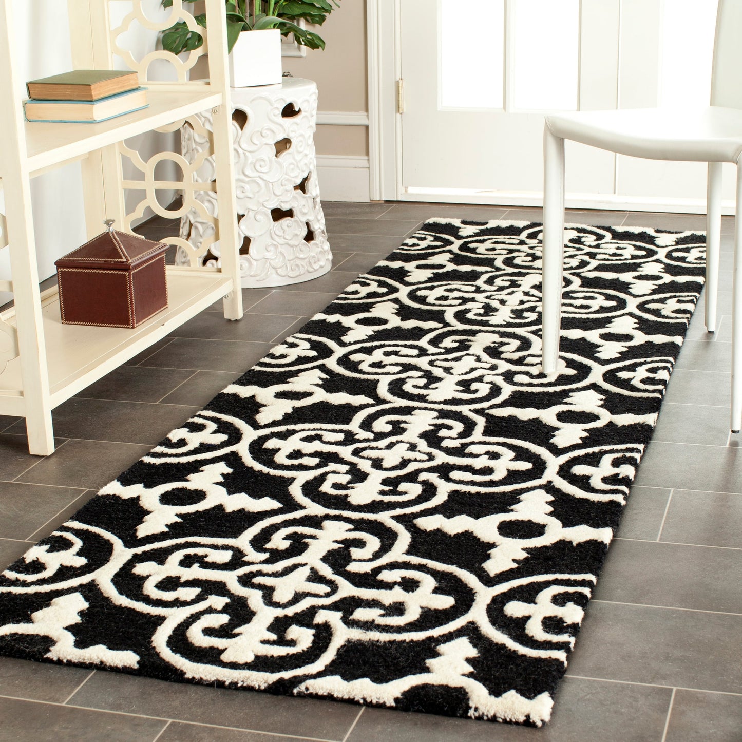 Tapis moderne en laine Shigemi Cambridge fait main SAFAVIEH