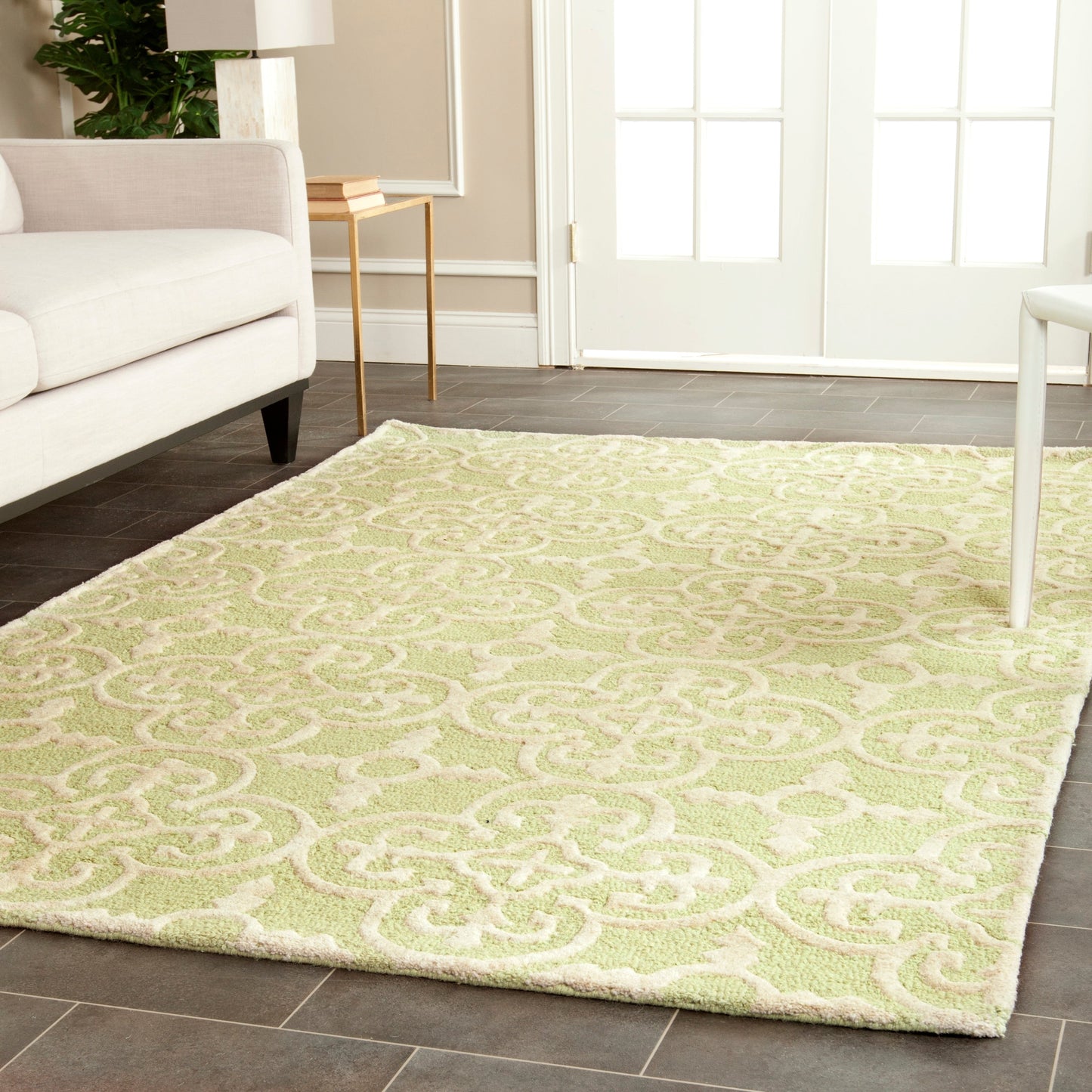 Tapis moderne en laine Shigemi Cambridge fait main SAFAVIEH