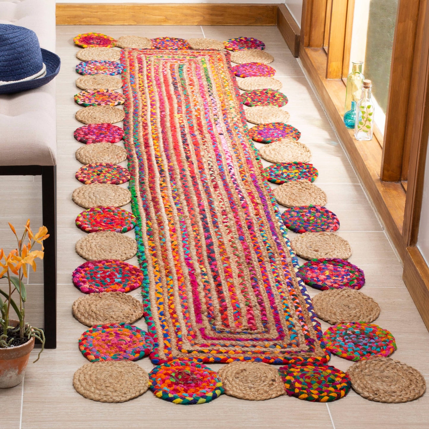 Tapis côtier en jute SAFAVIEH Cape Cod Diora fait main