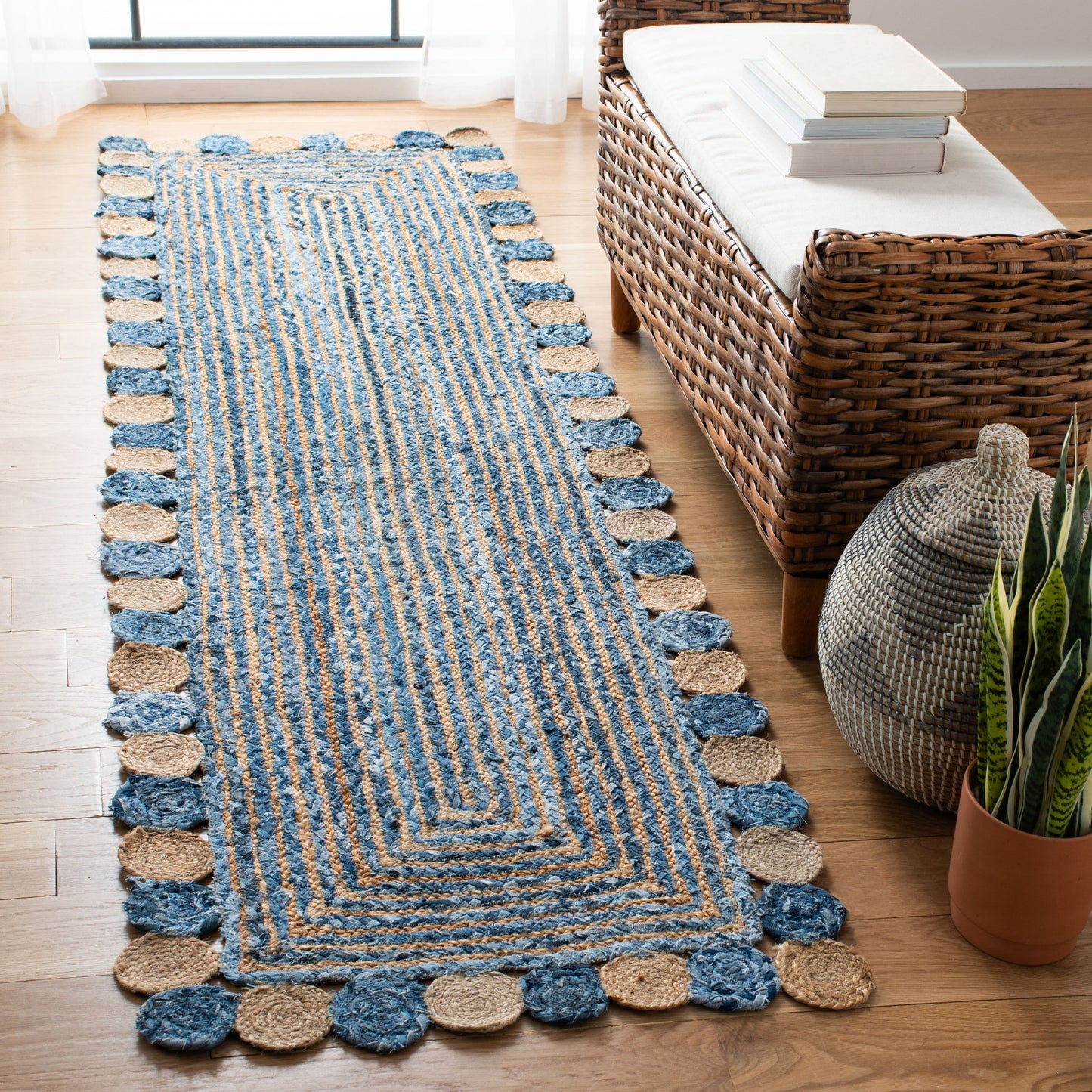 Tapis côtier en jute SAFAVIEH Cape Cod Diora fait main