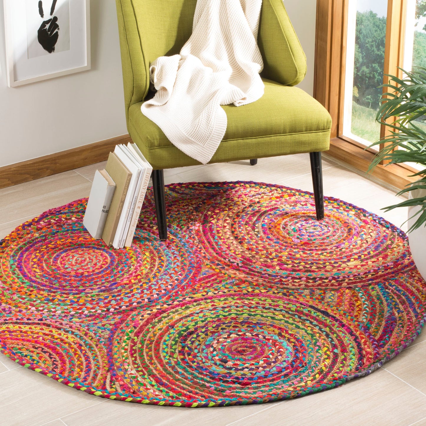 Tapis côtier en jute SAFAVIEH Cape Cod Eulogia fait main