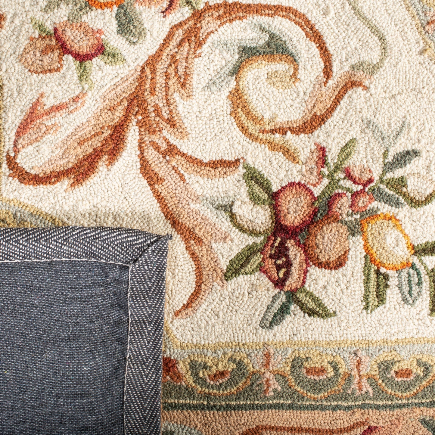 Tapis en laine fait main Chelsea Anni French Country Rooster de SAFAVIEH