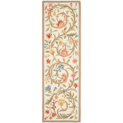 SAFAVIEH Fait Main Chelsea Jacomine French Country Floral Scroll Laine