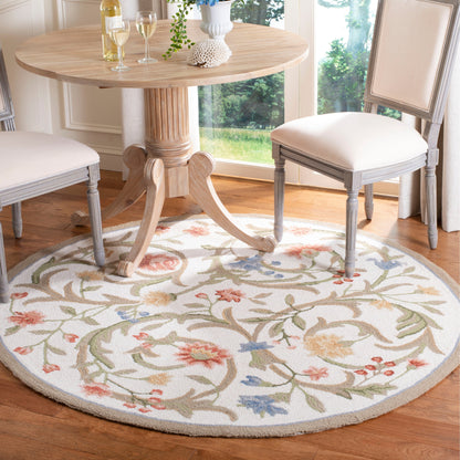 SAFAVIEH Fait Main Chelsea Jacomine French Country Floral Scroll Laine