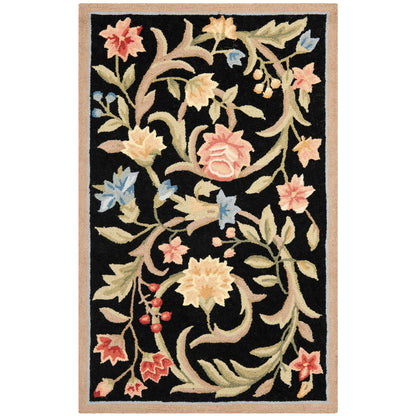 SAFAVIEH Fait Main Chelsea Jacomine French Country Floral Scroll Laine