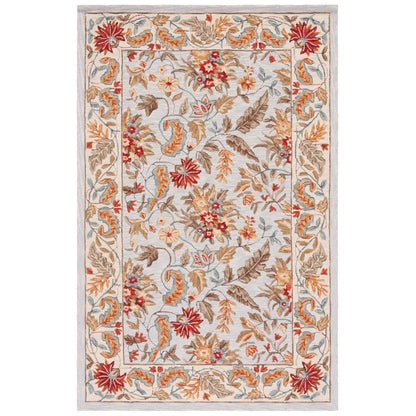 Tapis en laine floral fait main Chelsea Malda de style campagnard français SAFAVIEH