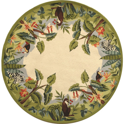 Tapis en laine fait main Chelsea Margrieta de style campagnard français SAFAVIEH