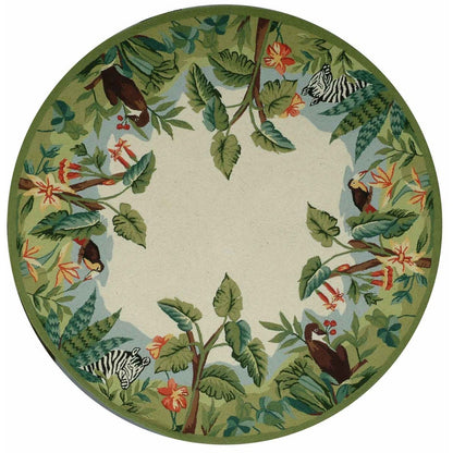 Tapis en laine fait main Chelsea Margrieta de style campagnard français SAFAVIEH