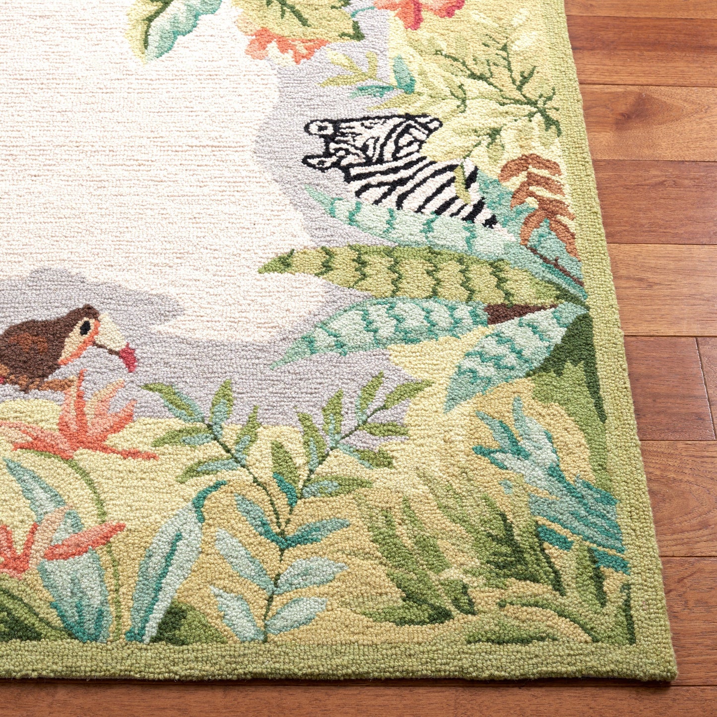 Tapis en laine fait main Chelsea Margrieta de style campagnard français SAFAVIEH