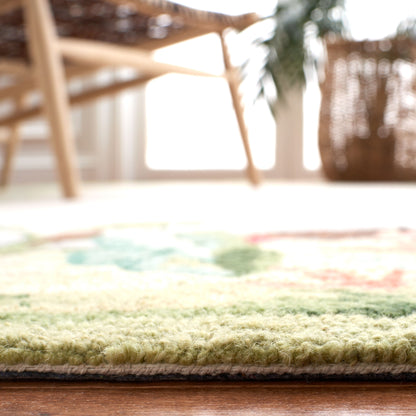 Tapis en laine fait main Chelsea Margrieta de style campagnard français SAFAVIEH