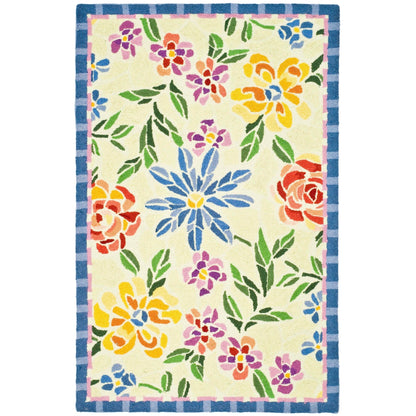 Tapis en laine floral Chelsea Sprig fait main SAFAVIEH