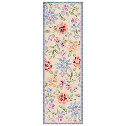 Tapis en laine floral Chelsea Sprig fait main SAFAVIEH