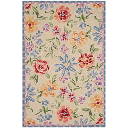 Tapis en laine floral Chelsea Sprig fait main SAFAVIEH