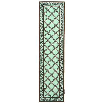 Tapis en laine fait main Chelsea Sunstripe Treillis de style campagnard français SAFAVIEH