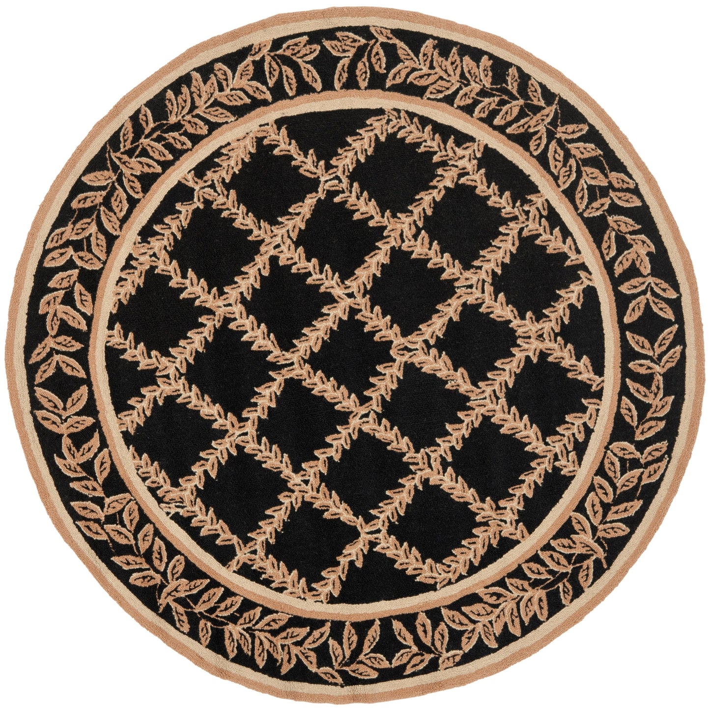 Tapis en laine fait main Chelsea Sunstripe Treillis de style campagnard français SAFAVIEH