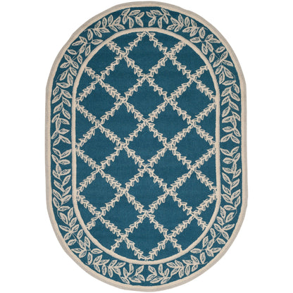Tapis en laine fait main Chelsea Sunstripe Treillis de style campagnard français SAFAVIEH