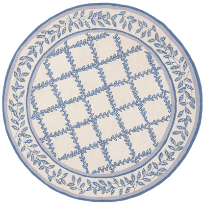 Tapis en laine fait main Chelsea Sunstripe Treillis de style campagnard français SAFAVIEH