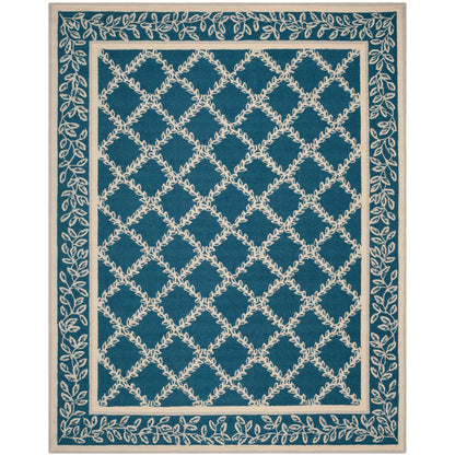 Tapis en laine fait main Chelsea Sunstripe Treillis de style campagnard français SAFAVIEH