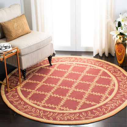 Tapis en laine fait main Chelsea Sunstripe Treillis de style campagnard français SAFAVIEH