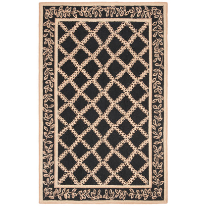 Tapis en laine fait main Chelsea Sunstripe Treillis de style campagnard français SAFAVIEH