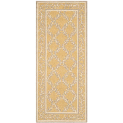 Tapis en laine fait main Chelsea Sunstripe Treillis de style campagnard français SAFAVIEH