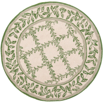 Tapis en laine fait main Chelsea Sunstripe Treillis de style campagnard français SAFAVIEH