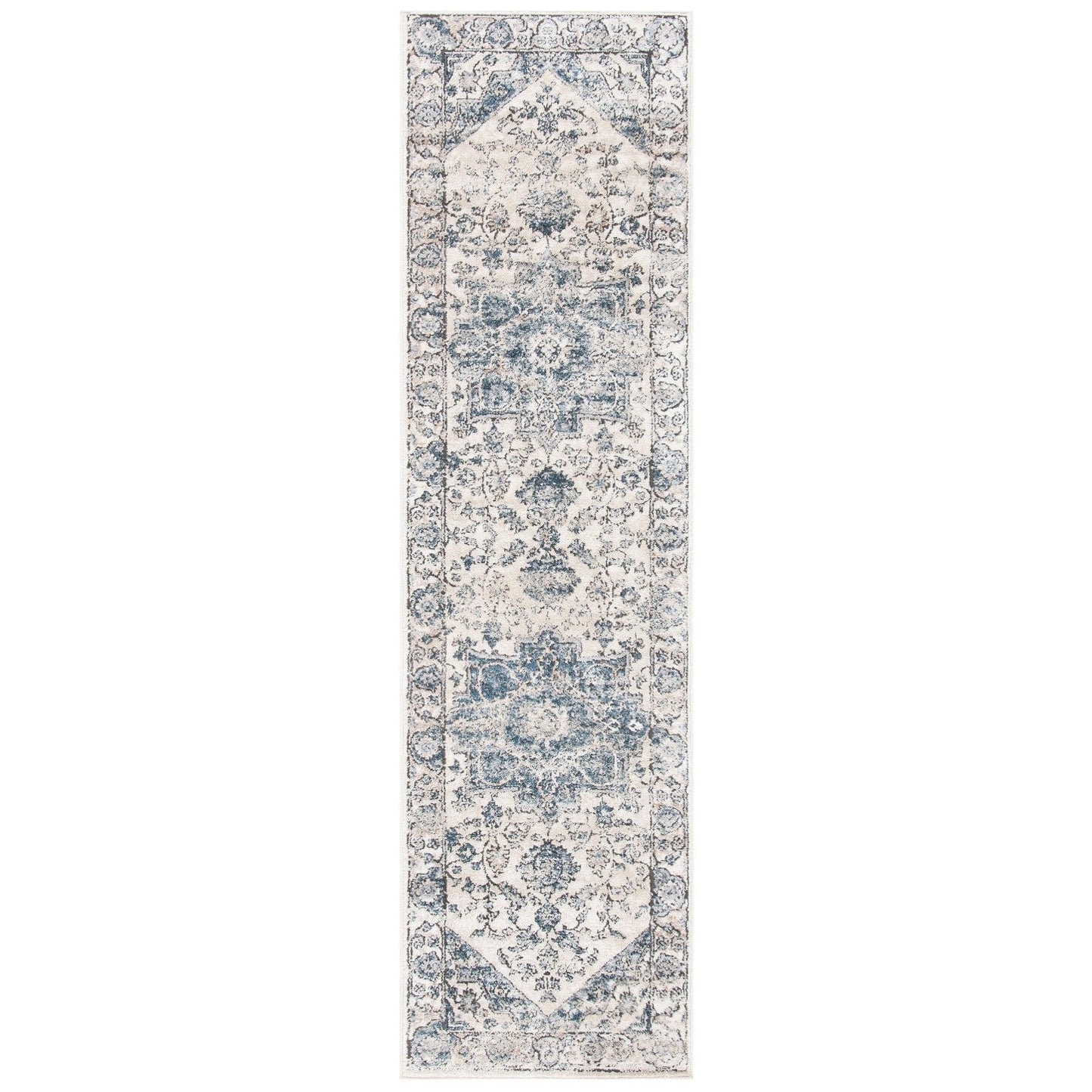 Tapis en laine floral Chelsea Yauhenia fait main SAFAVIEH de style campagnard français
