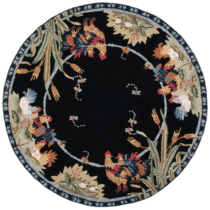 Tapis en laine fait main Chelsea Yauheniya de style coq de campagne française SAFAVIEH