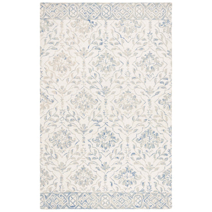 Tapis en laine florale Elvedina fait main SAFAVIEH, teint par immersion