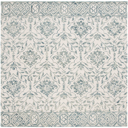 Tapis en laine florale Elvedina fait main SAFAVIEH, teint par immersion