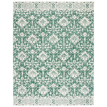 Tapis en laine florale Elvedina fait main SAFAVIEH, teint par immersion