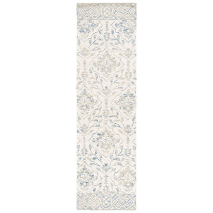 Tapis en laine florale Elvedina fait main SAFAVIEH, teint par immersion