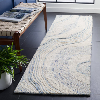 Tapis en laine abstrait moderne Klari de Fifth Avenue fait main SAFAVIEH