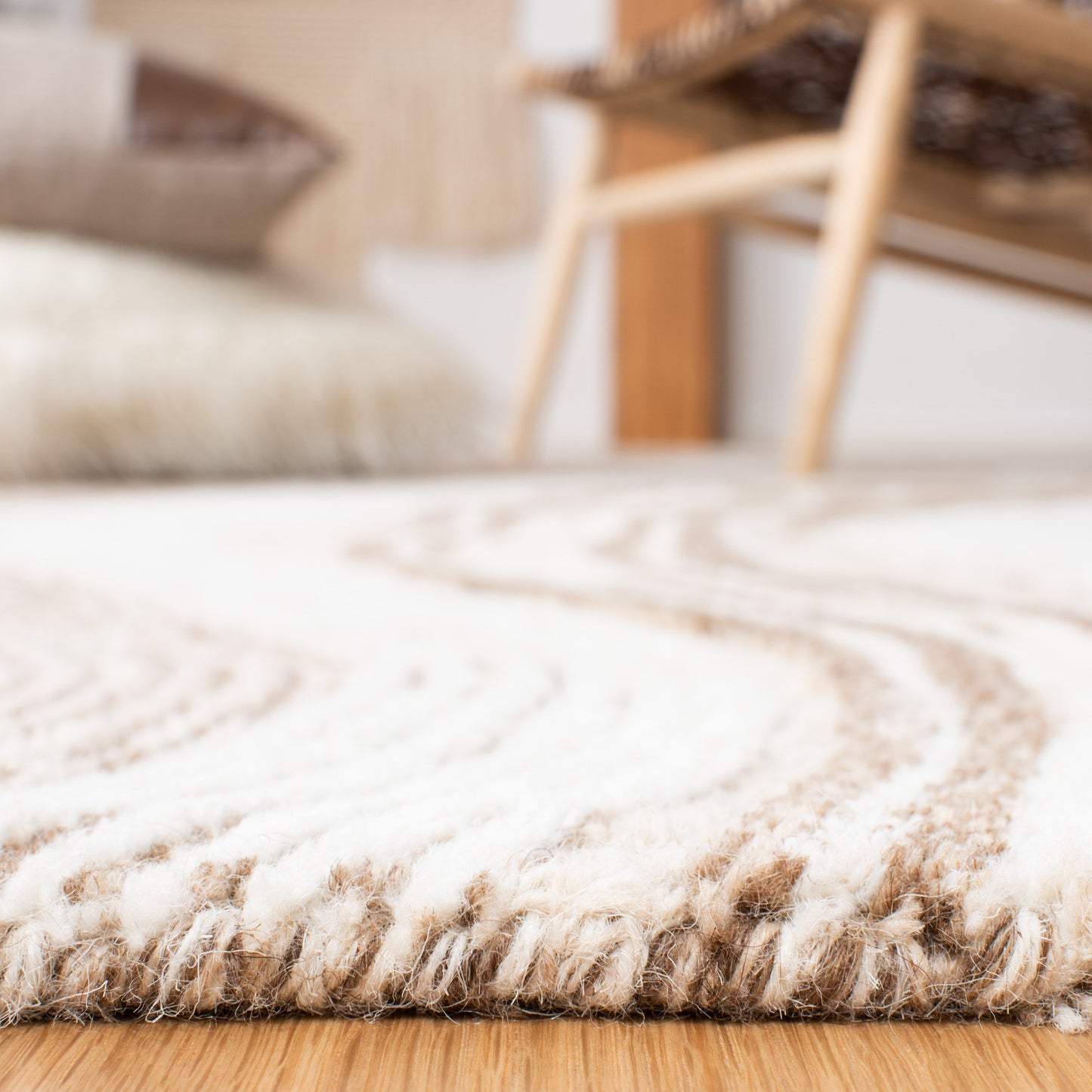 Tapis en laine abstrait moderne Klari de Fifth Avenue fait main SAFAVIEH