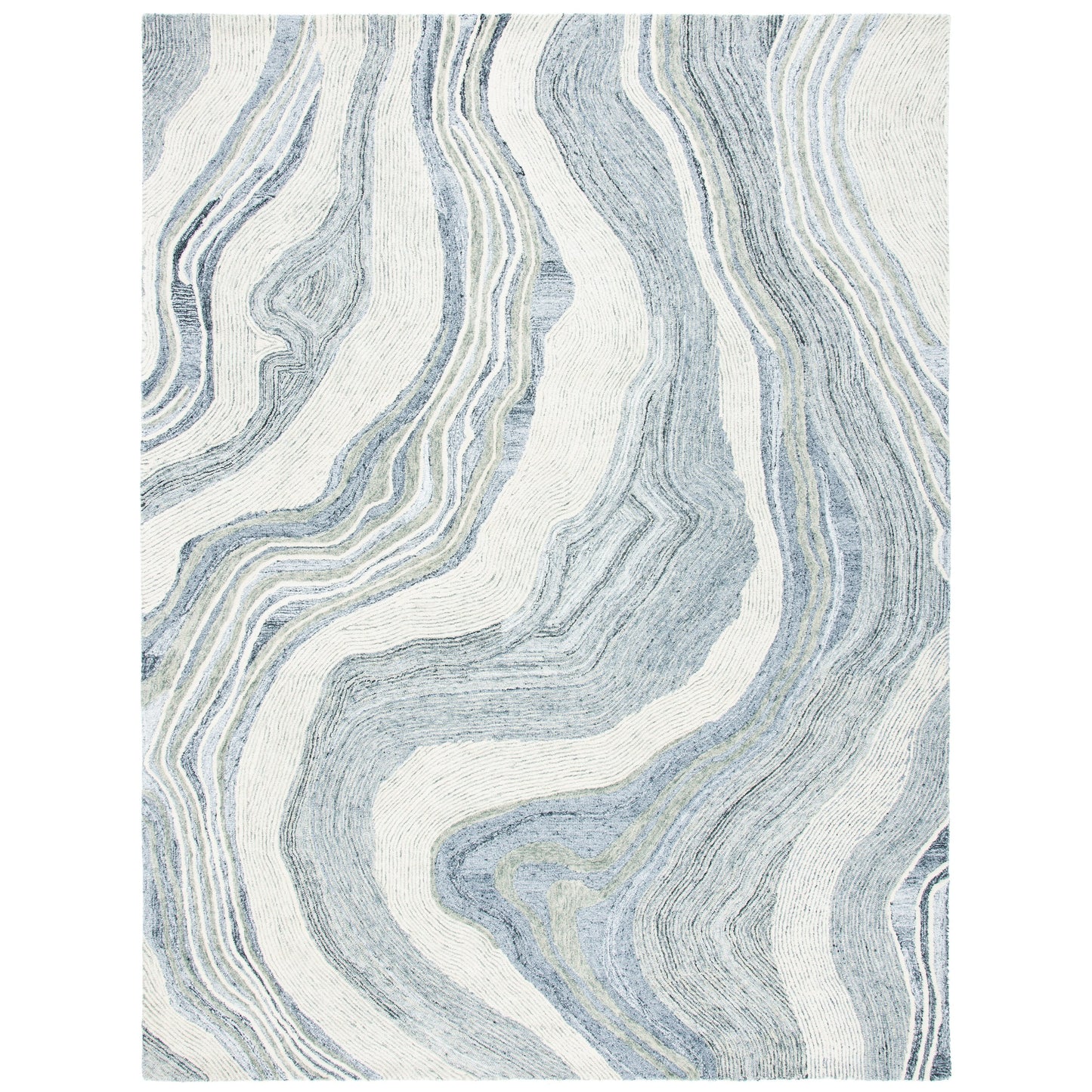 Tapis en laine abstrait moderne Klari de Fifth Avenue fait main SAFAVIEH