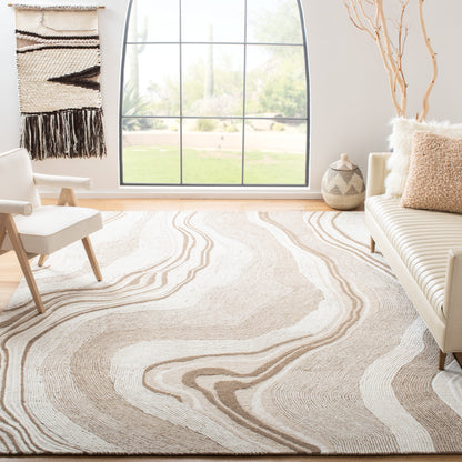 Tapis en laine abstrait moderne Klari de Fifth Avenue fait main SAFAVIEH