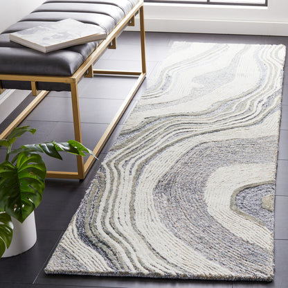 Tapis en laine abstrait moderne Klari de Fifth Avenue fait main SAFAVIEH