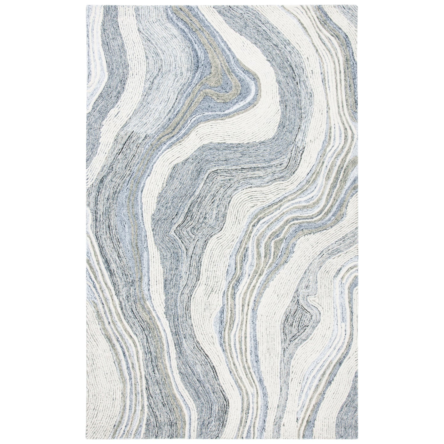 Tapis en laine abstrait moderne Klari de Fifth Avenue fait main SAFAVIEH