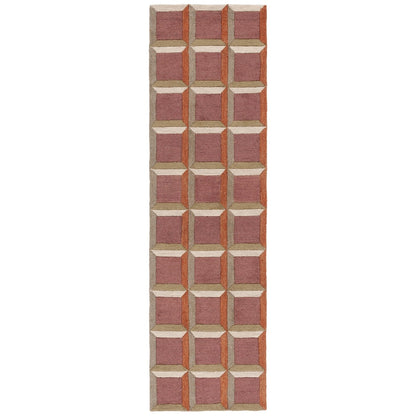 Tapis en laine fait main SAFAVIEH Genre Hikariko, style moderne du milieu du siècle