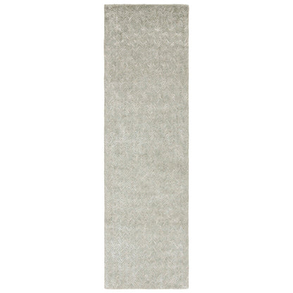 Tapis en viscose à chevrons Glamour Ostilia fait main SAFAVIEH