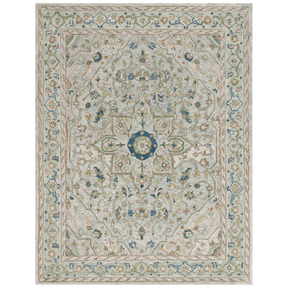 Tapis traditionnel en laine damassée fait main SAFAVIEH