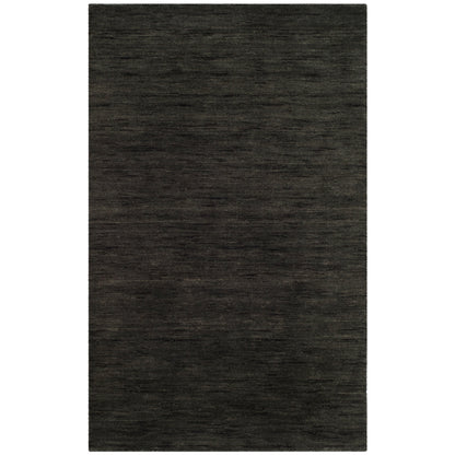 Tapis moderne en laine fait main SAFAVIEH avec bordure en palmier de l'Himalaya