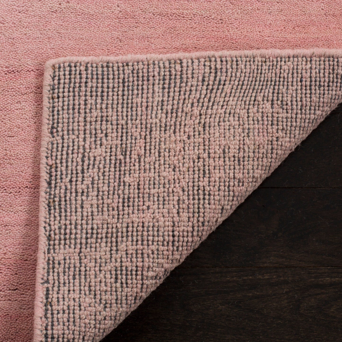 Tapis moderne en laine fait main SAFAVIEH avec bordure en palmier de l'Himalaya