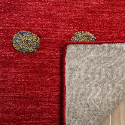 Tapis moderne en laine fait main SAFAVIEH Himalaya Poppy Glossary