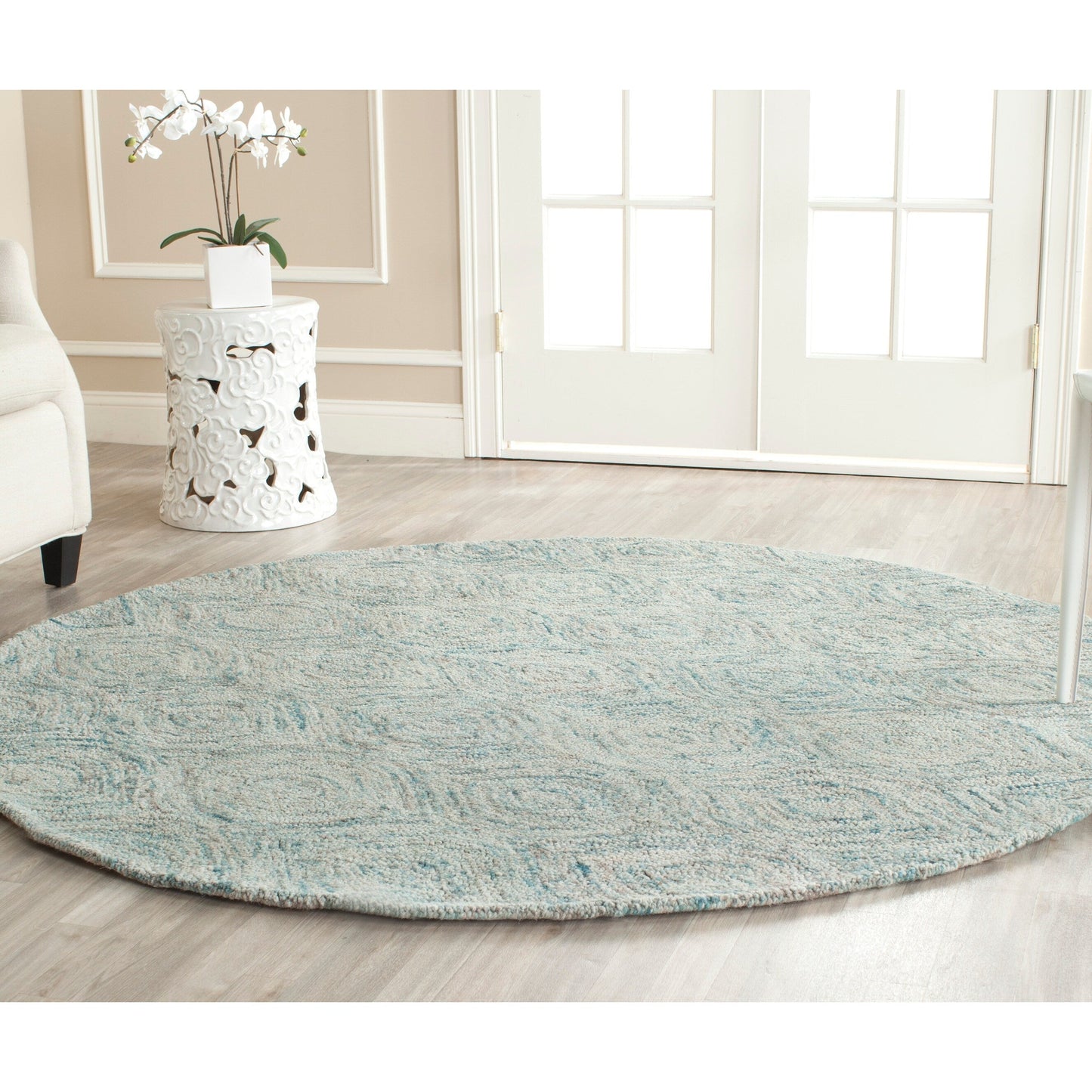 SAFAVIEH Tapis en laine Ikat Lilija fait main