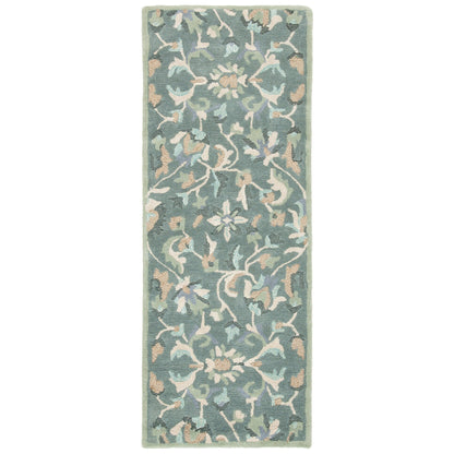 Tapis en laine floral fait main SAFAVIEH Jardin Aase Country