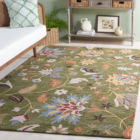 Tapis en laine fait main SAFAVIEH Jardin Asya Country