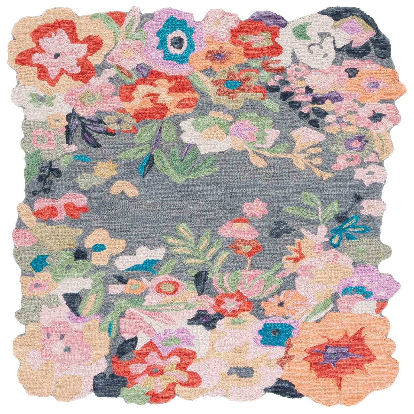 Tapis en laine fait main SAFAVIEH Jardin Malfrid Country