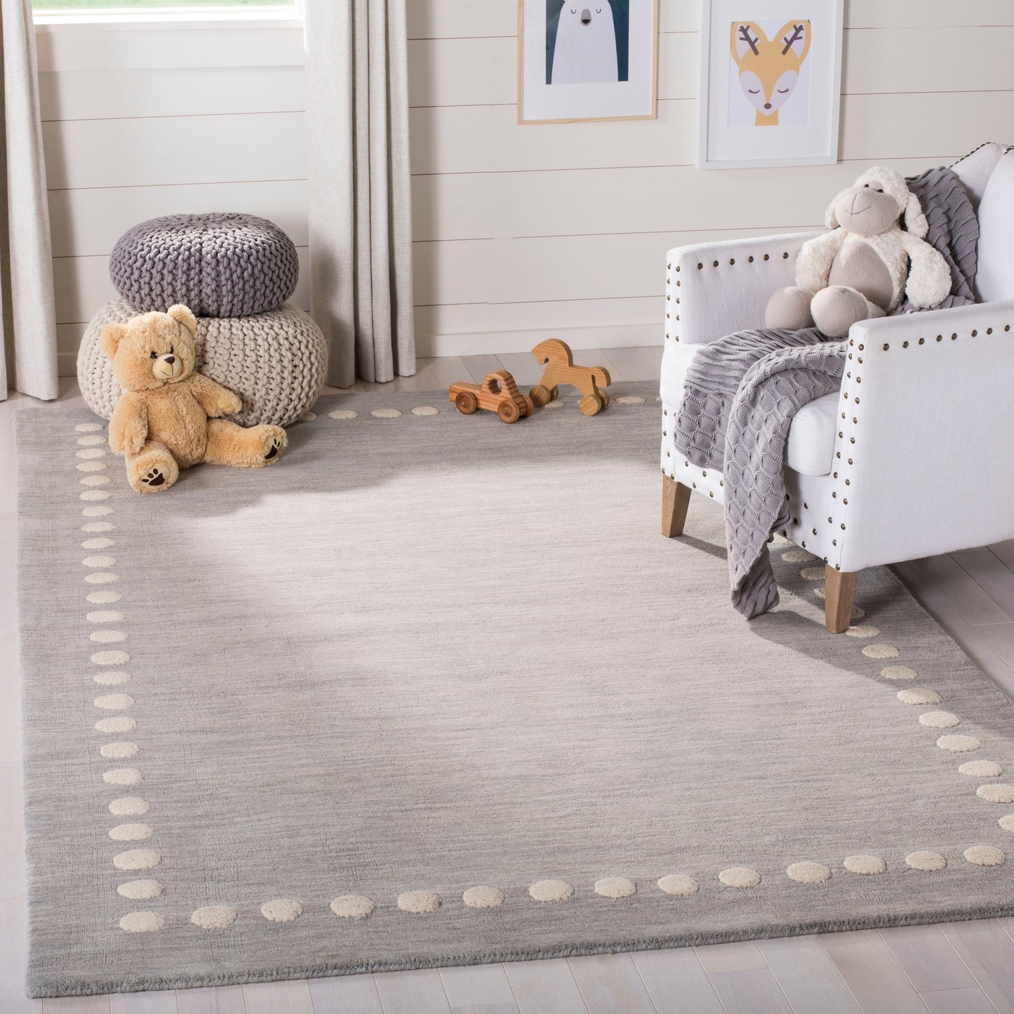 Tapis en laine Alondra fait main pour enfants SAFAVIEH