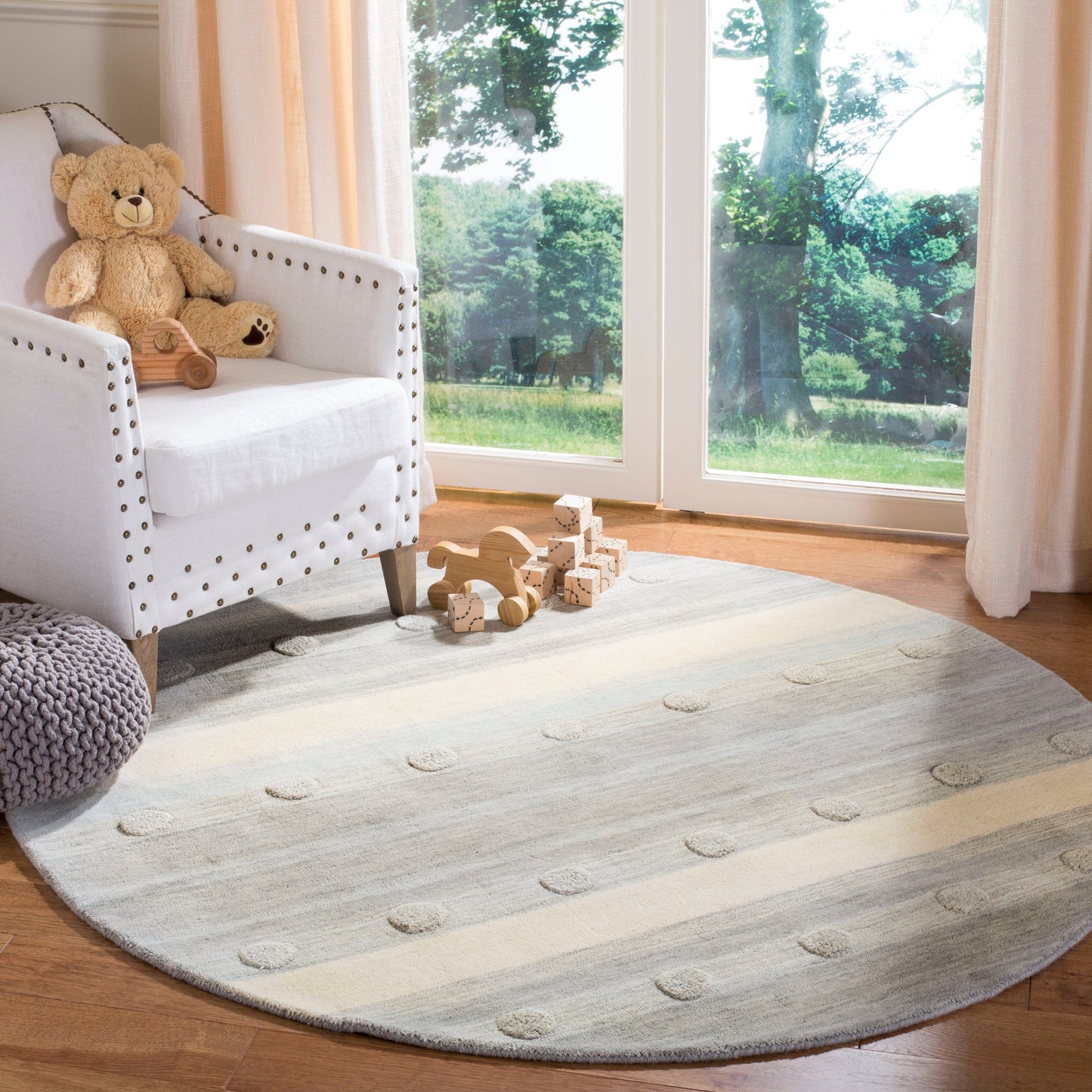 Tapis en laine Kayli fait main pour enfants SAFAVIEH